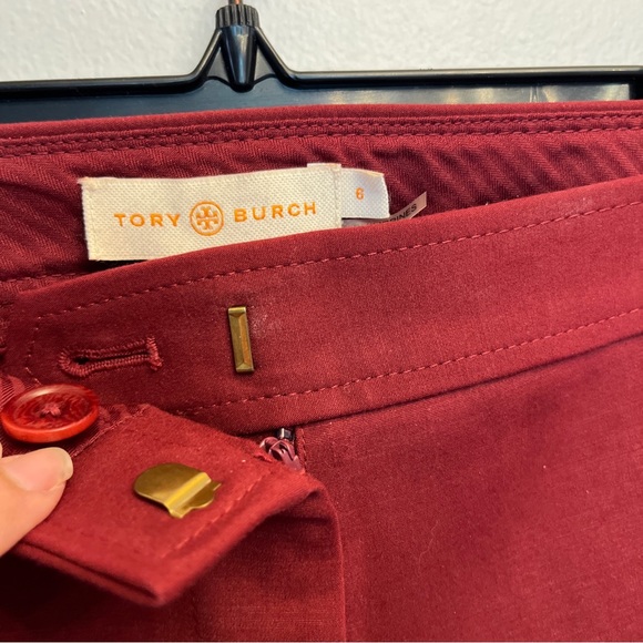Tory Burch red burgundy Ankle pants - Picture 5 of 7